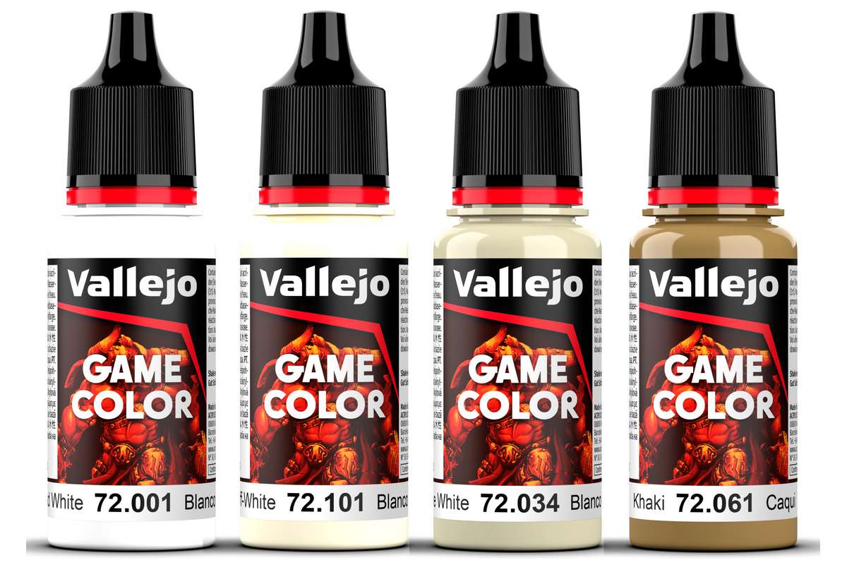 Game Color, white set 4x18ml